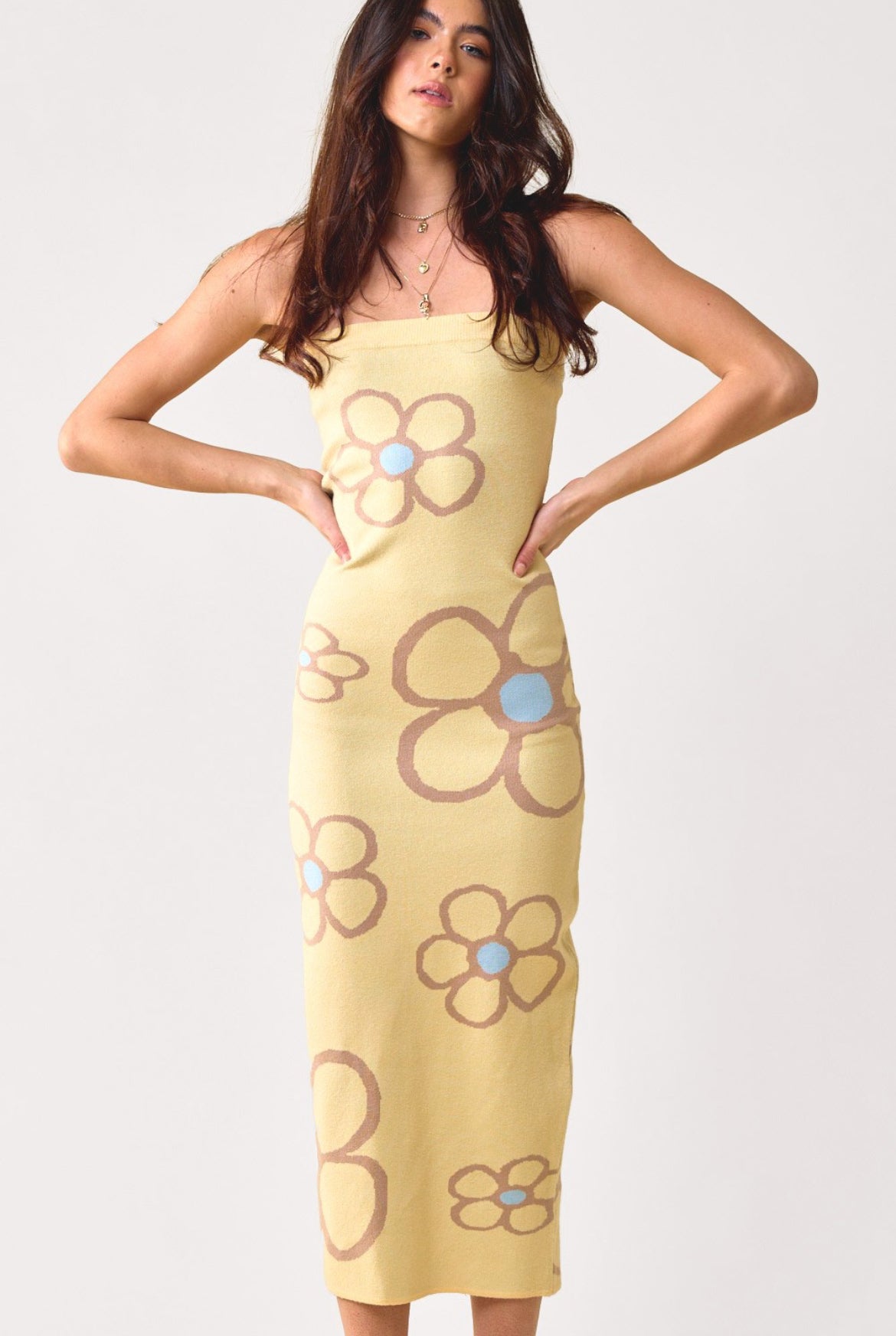 Bee's Knees Knit Midi Dress – honea