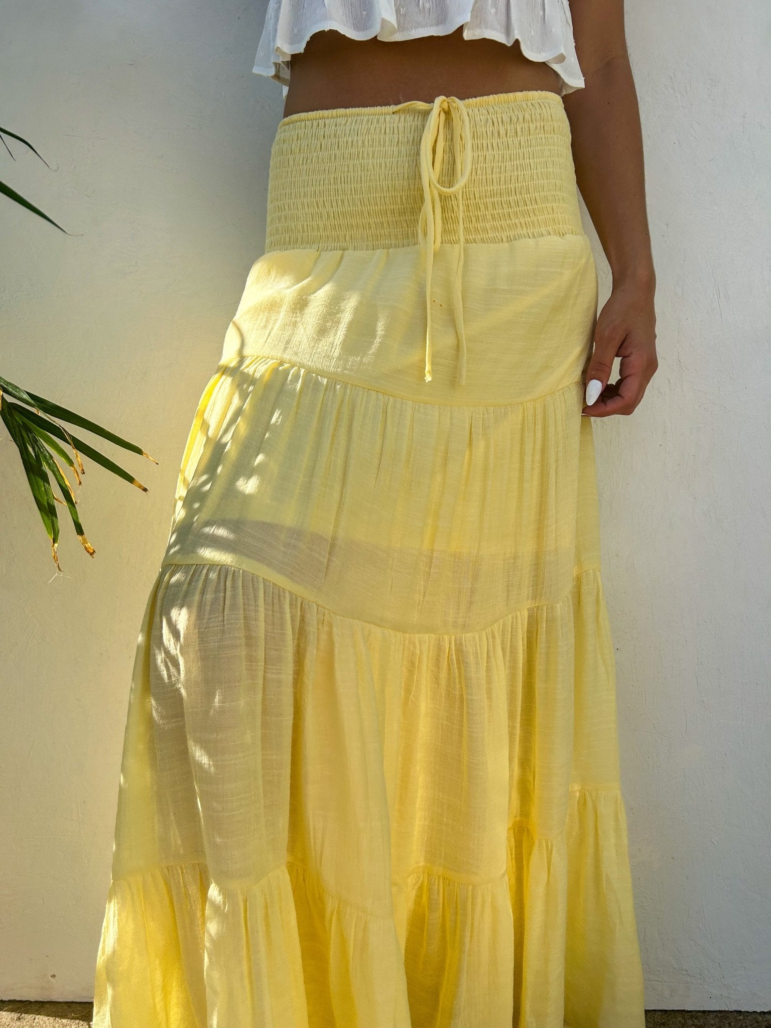 Long skirt banana best sale