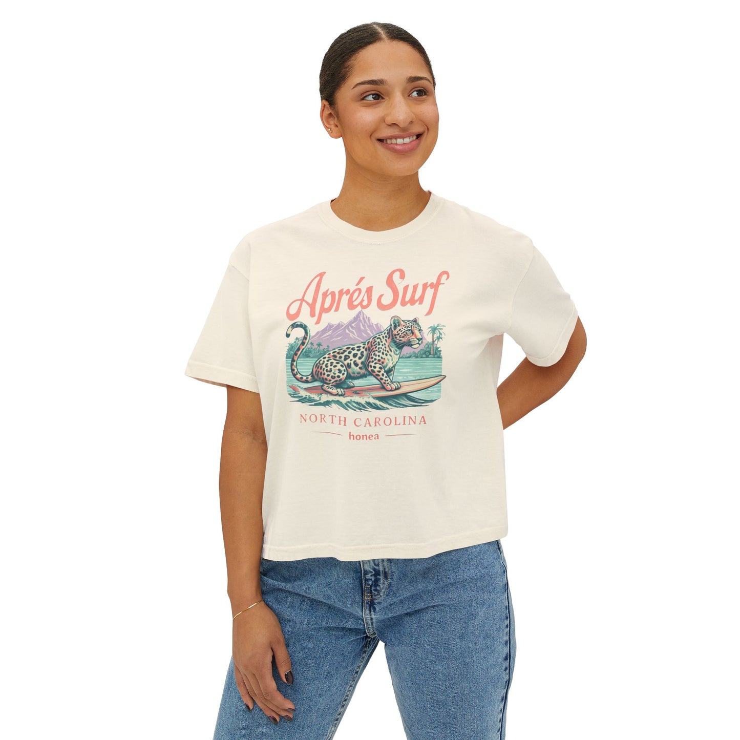 Women's Boxy Tee - Aprés Surf Tee