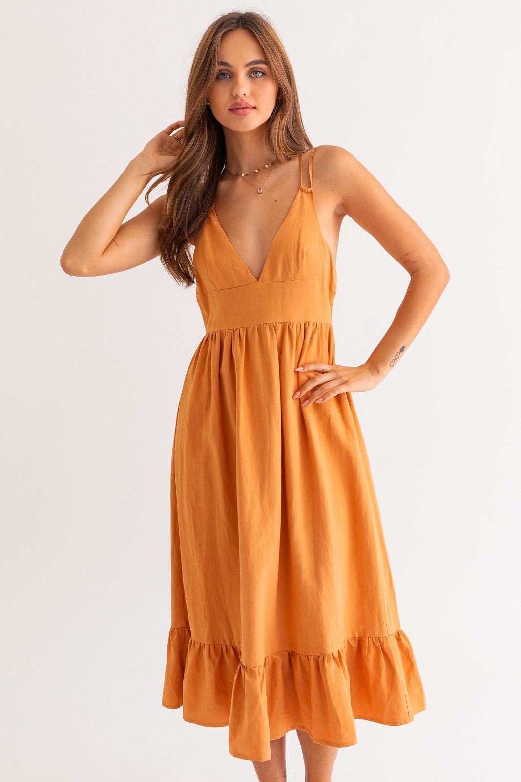 Rustic Romance Midi Dress