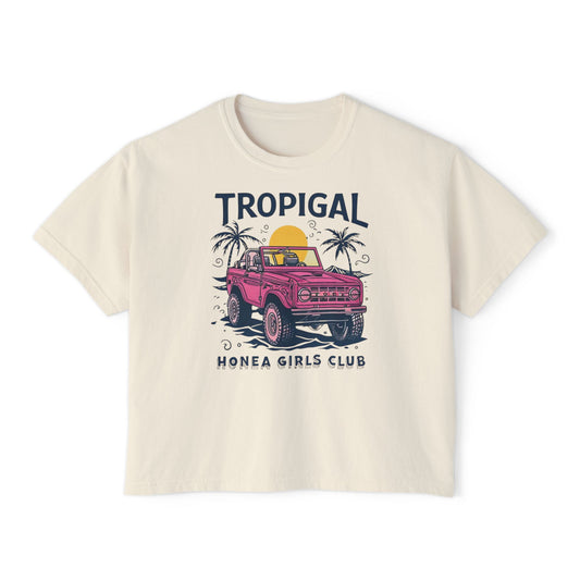 Tropical Girls Club Boxy Tee