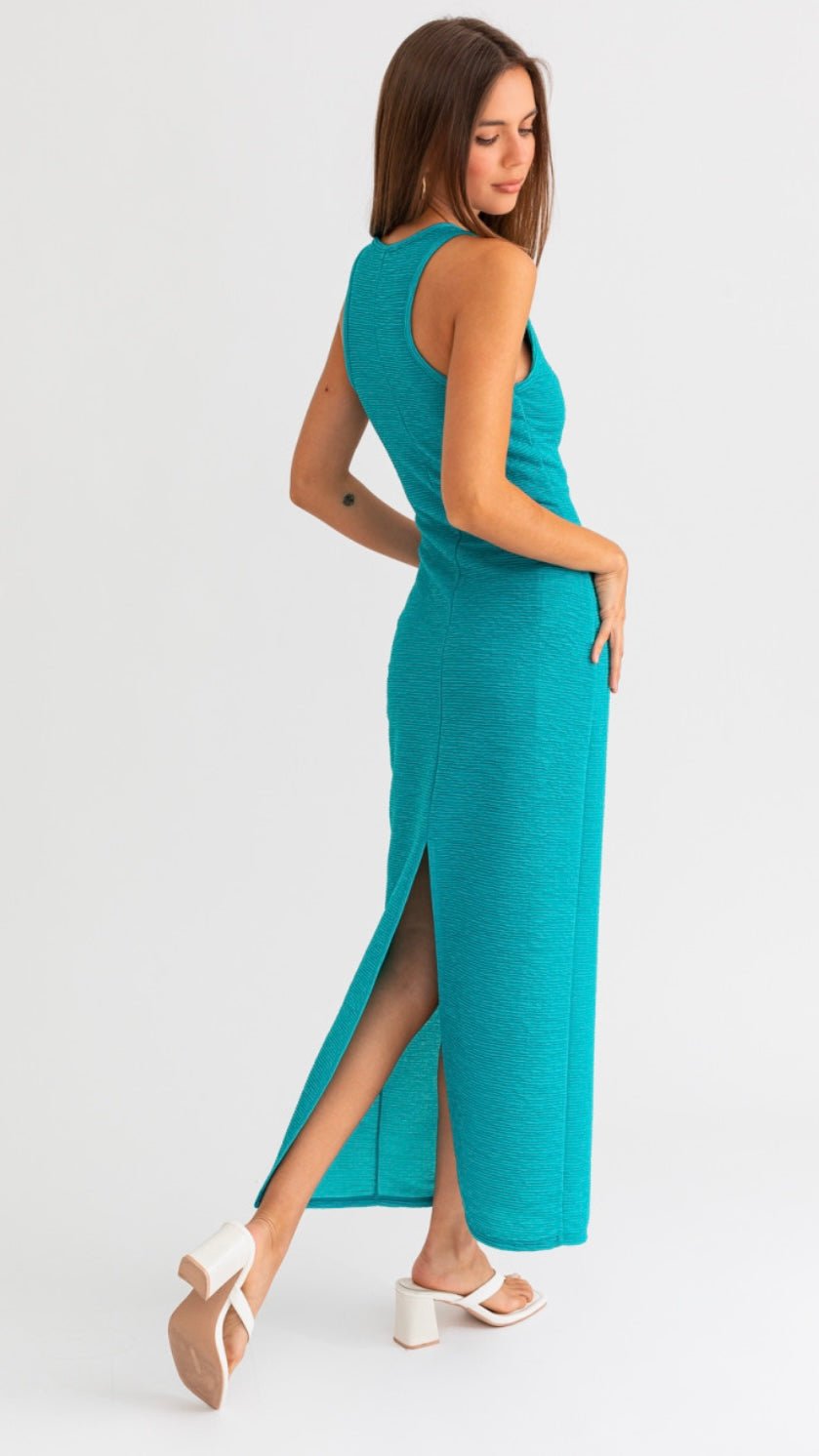 Emerald Energy maxi dress