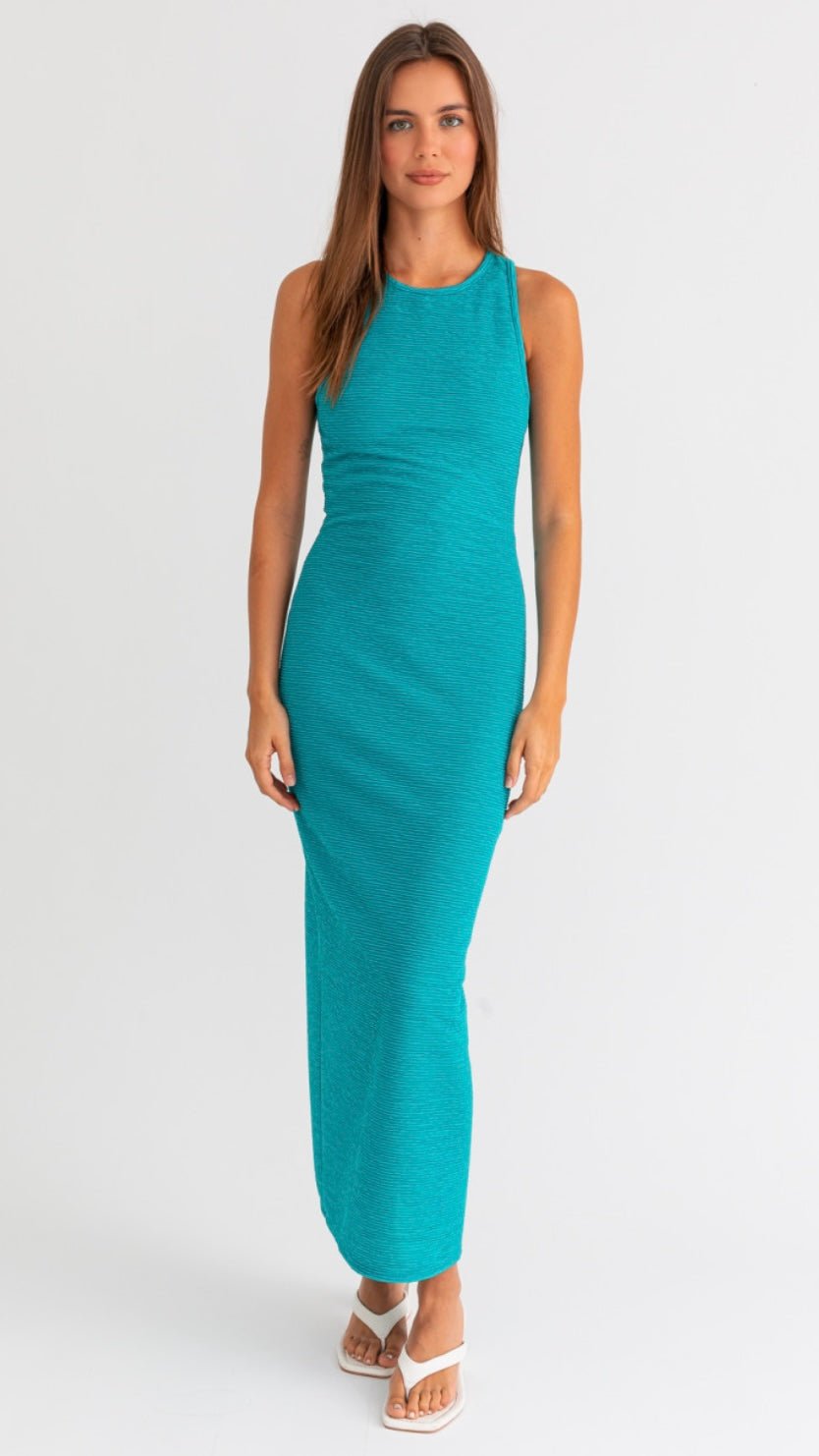 Emerald Energy maxi dress